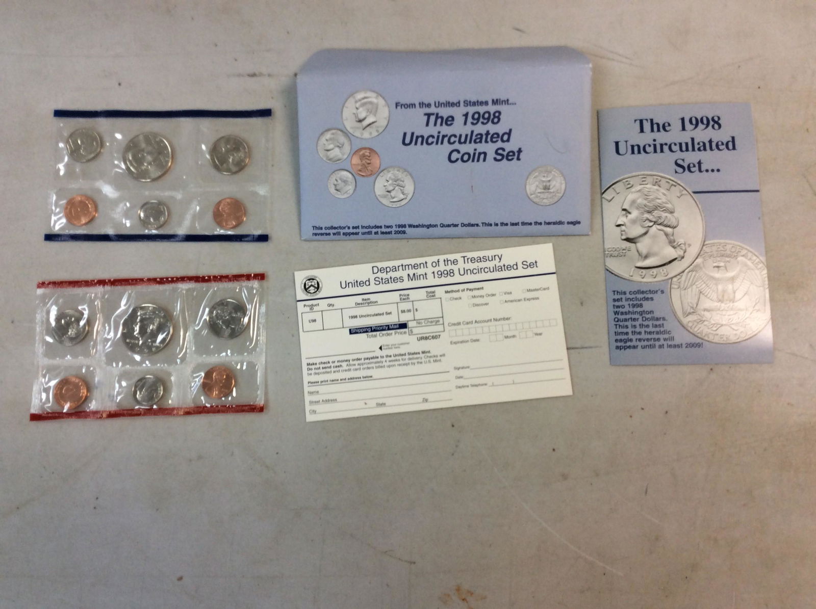 Lot of 1998 (P & D) Uncirculated Coin Set (1 of 1)