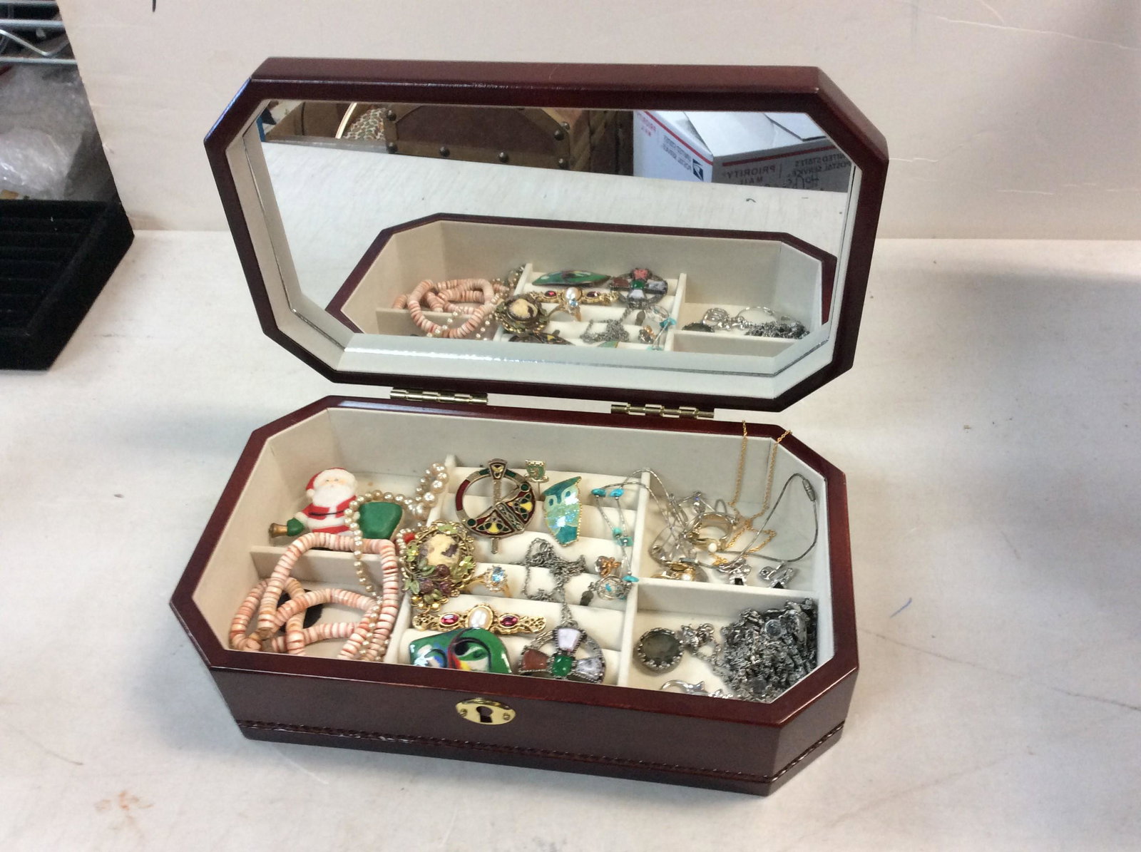 Jewelry Box Filled with Jewelry: Jewelry Box Filled with Jewelry
