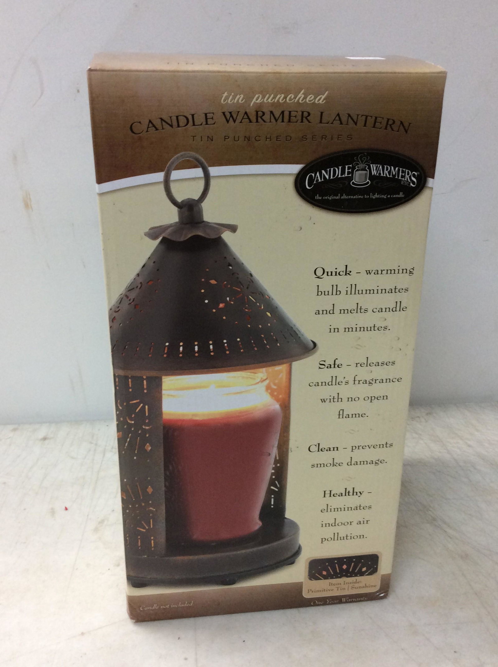 Tin punched series candle warmer lantern: Tin punched series candle warmer lantern