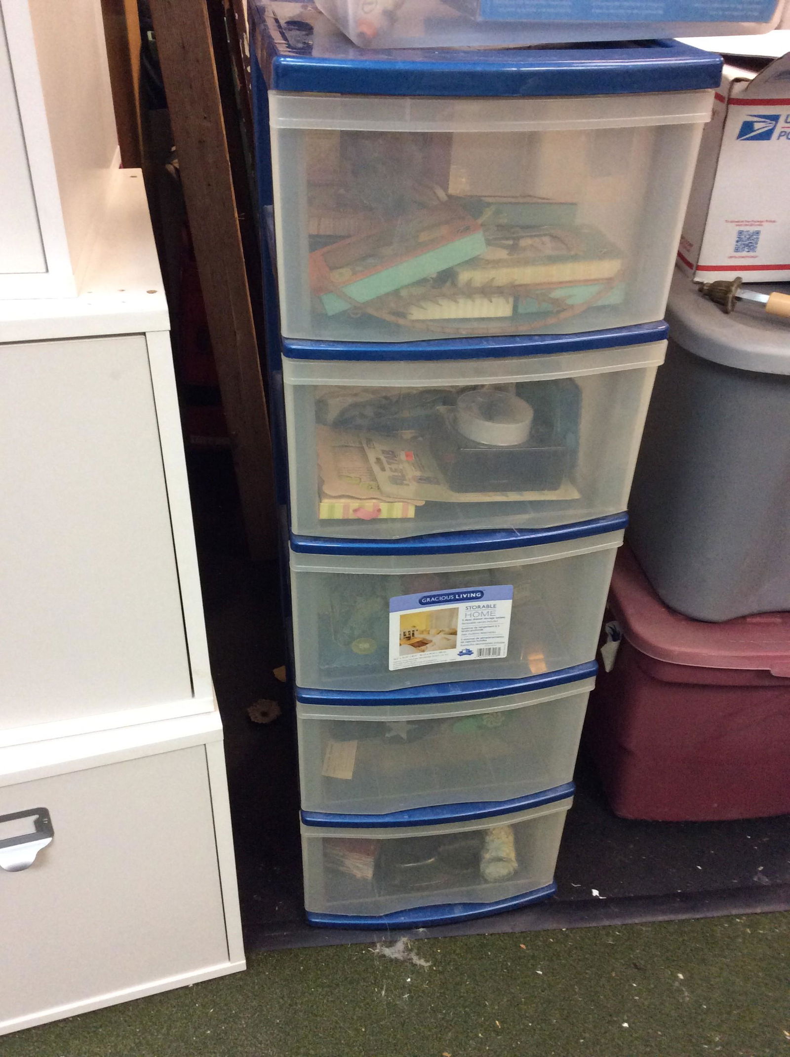 5 drawer storage system cabinet (1 of 1)