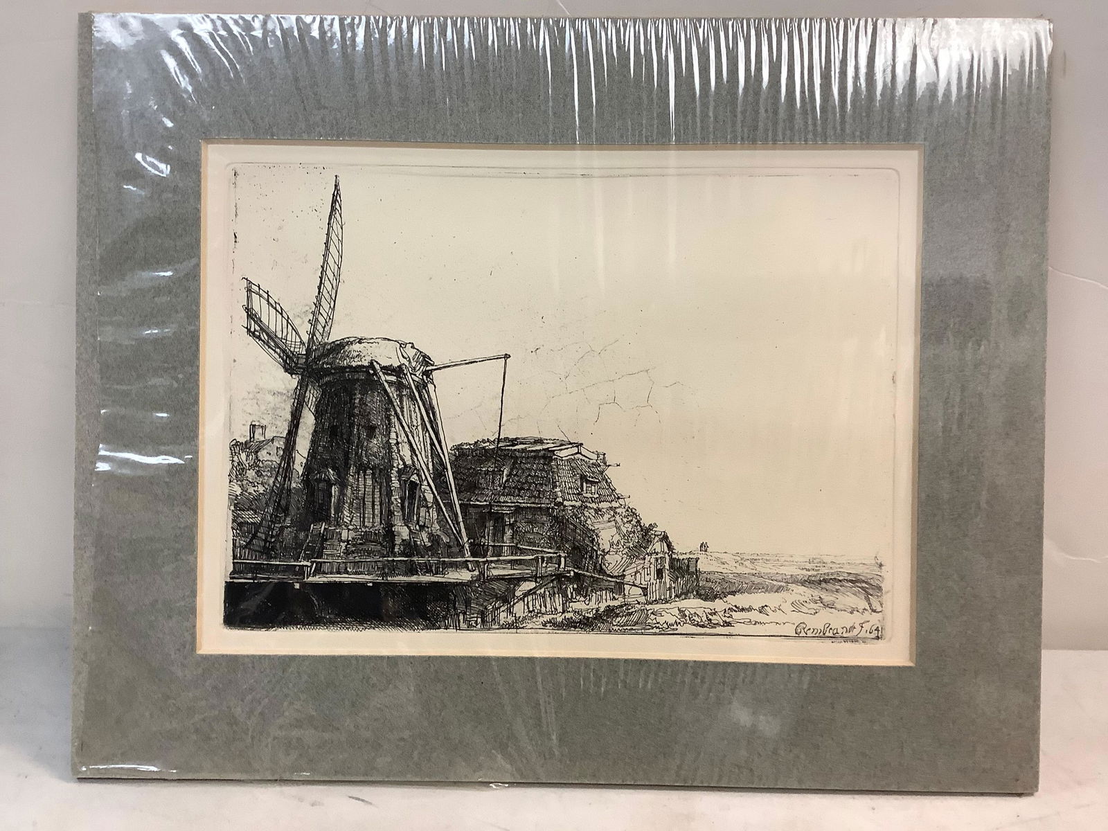 1600's REMBRANDT HARMENSZ. VAN RIJN The Mills 14.5in x 20.8in (1 of 1)