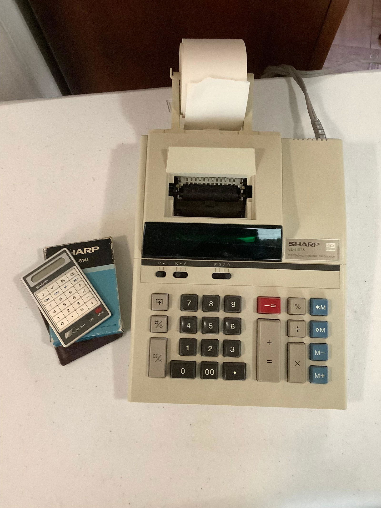 Sharp Electronic Printing Calculator And Sharp Mini Calculator Auction