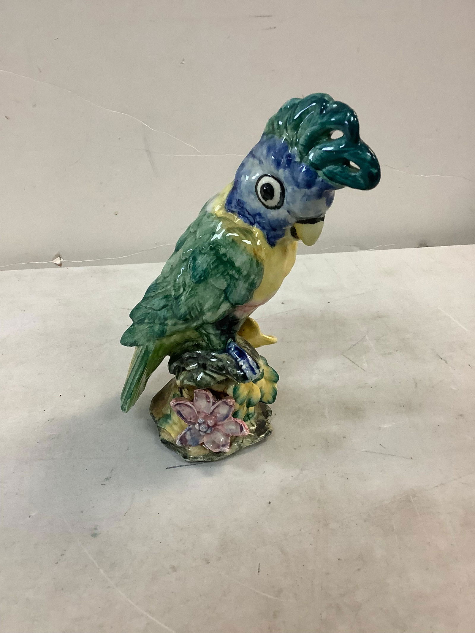 STANGLE pottery birds Cockatoo statue 9.25 in (1 of 1)