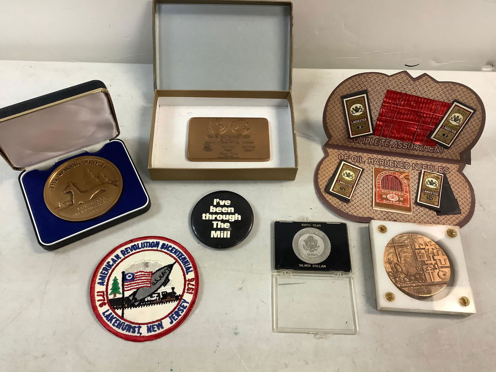 Lot of vintage metals, sewing book and more (1 of 1)