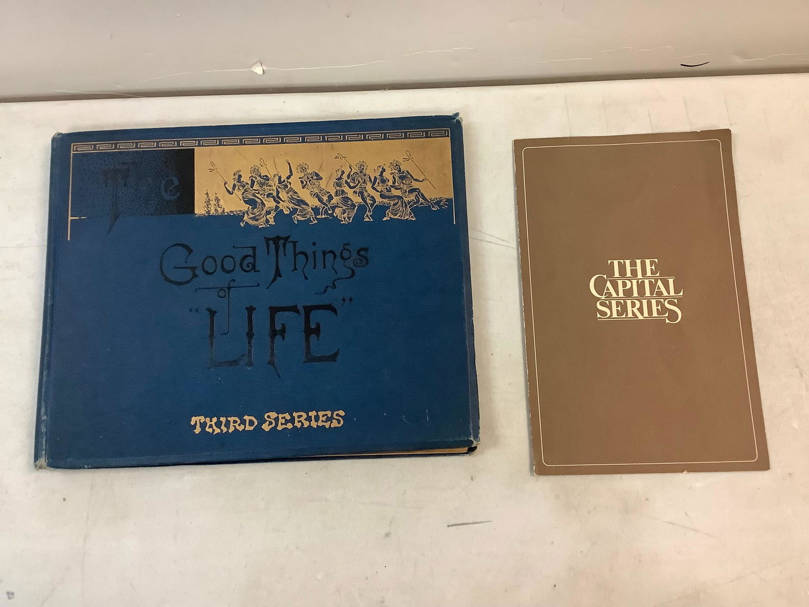 1886 The Good Things Of Life Book Third Series and Signed Preservation Jazz Hall Band "The Capital (1 of 1)