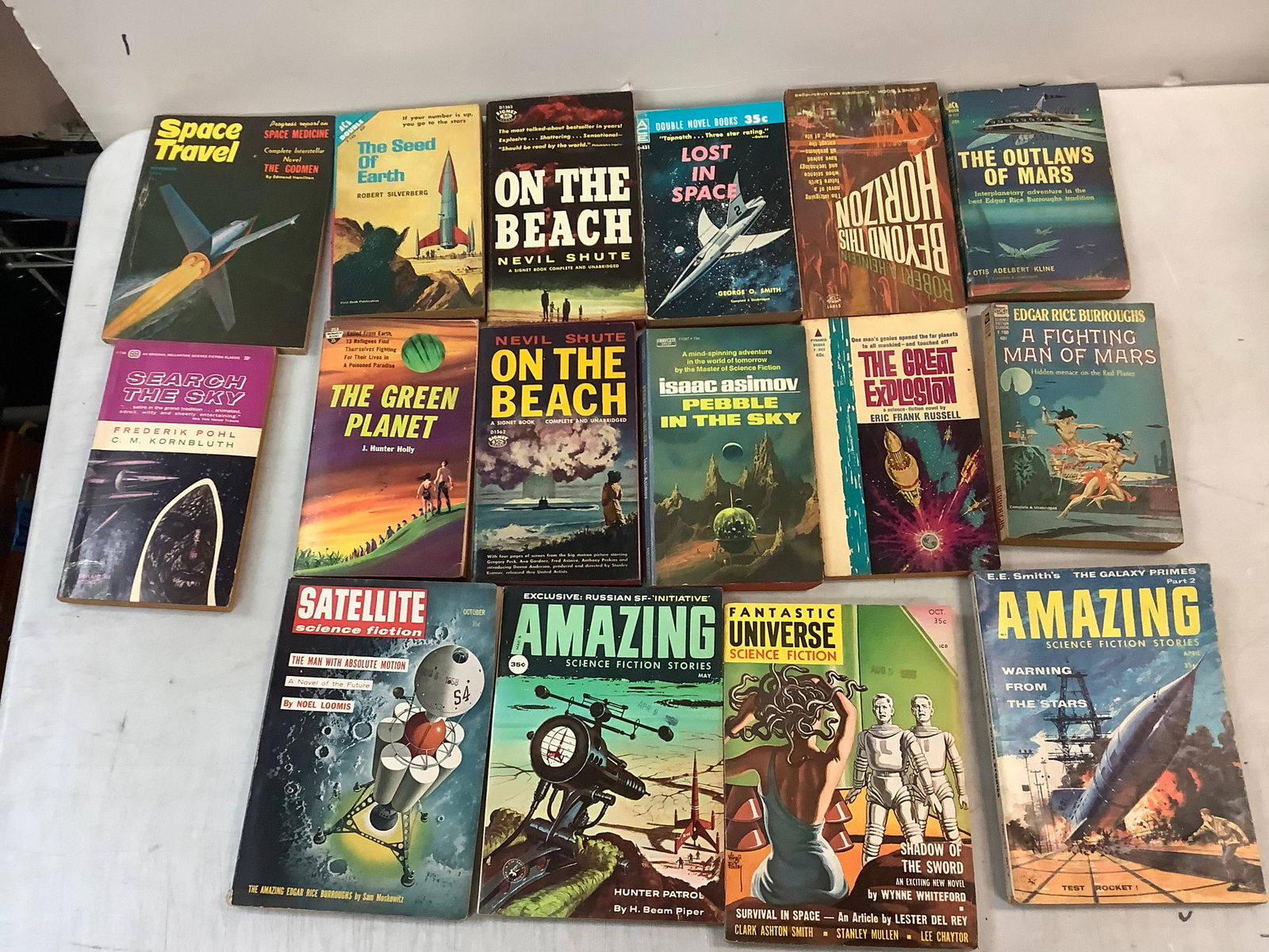 Lot of Vintage 1950's Science Fiction Books and More (1 of 1)