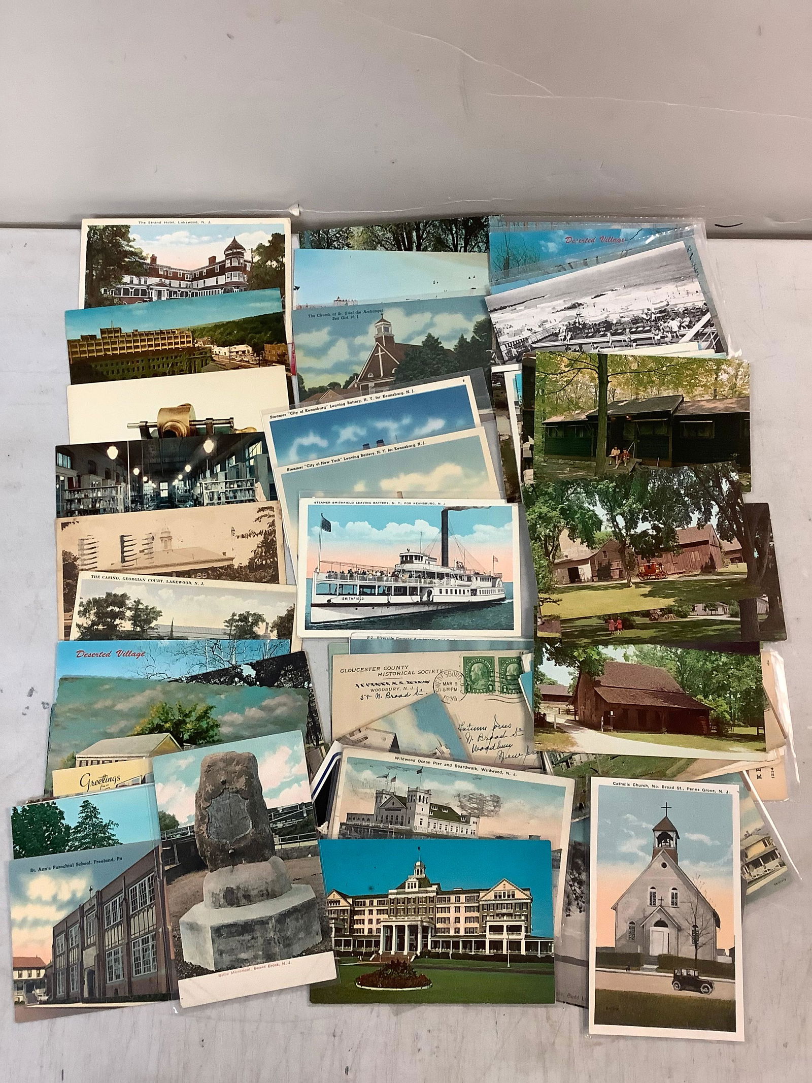 Lot of vintage New Jersey postcards (1 of 1)