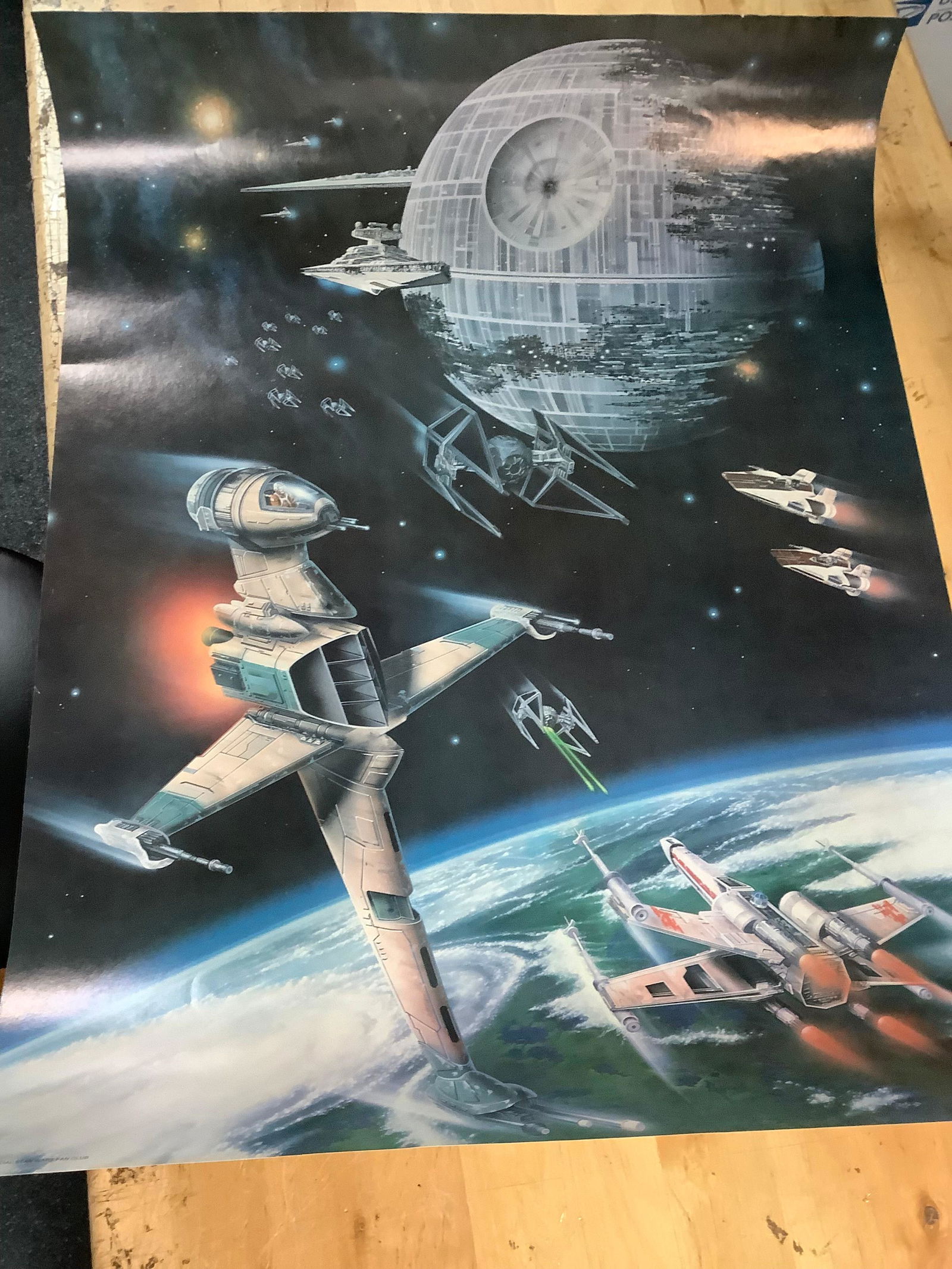 vintage starwars poster 27x20 (1 of 1)