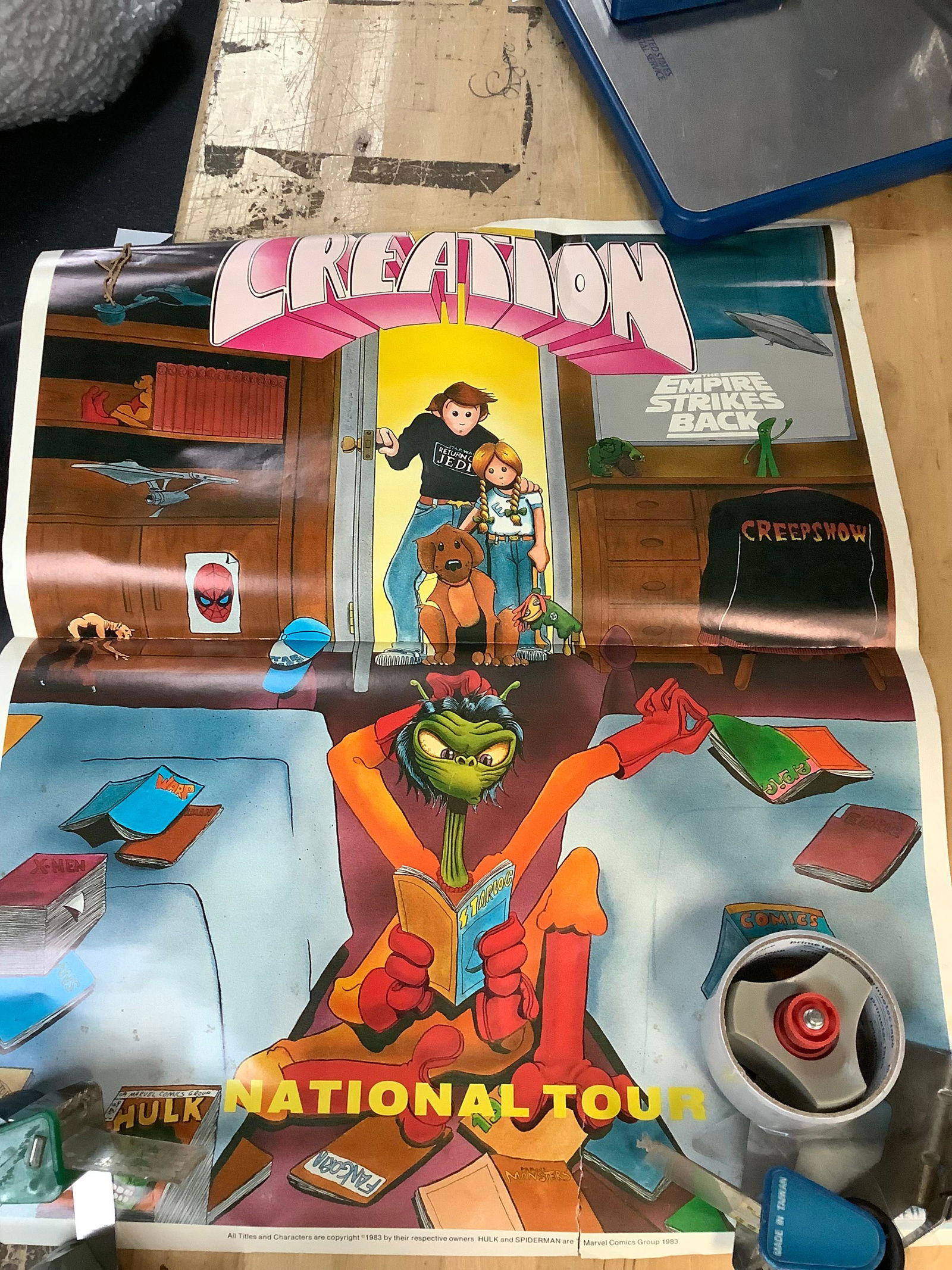 vintage the empire strikes back lreation national tour 24x20: vintage the empire strikes back lreation national tour 24x20