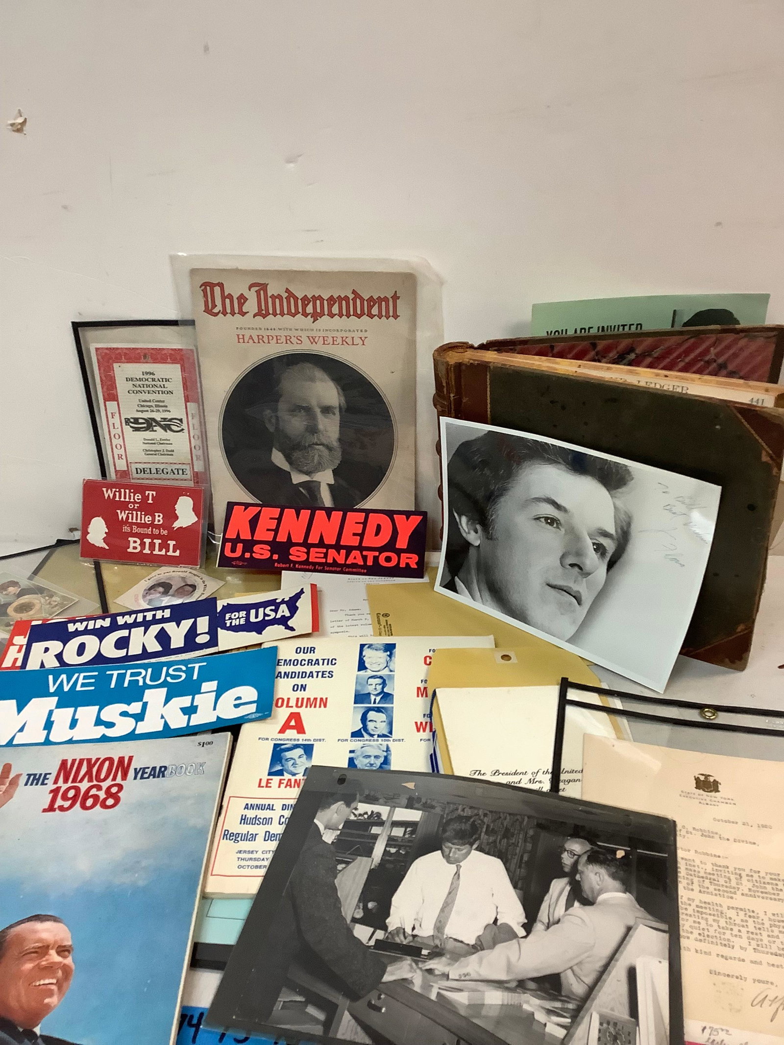 Philly Polyclinic college calendar, presidential books, advertisement stickers and more: Philly Polyclinic college calendar, presidential books, advertisement stickers and more