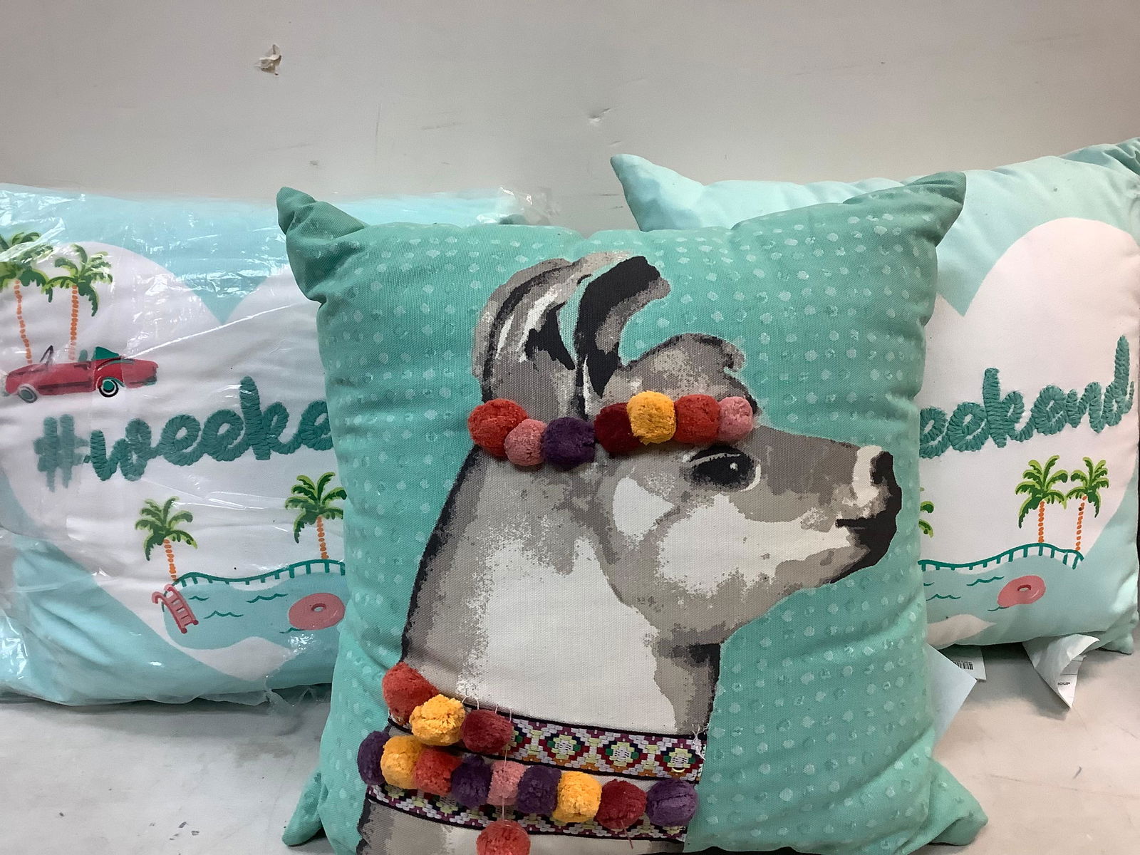 Assorted decorative Macys pillows (1 of 1)