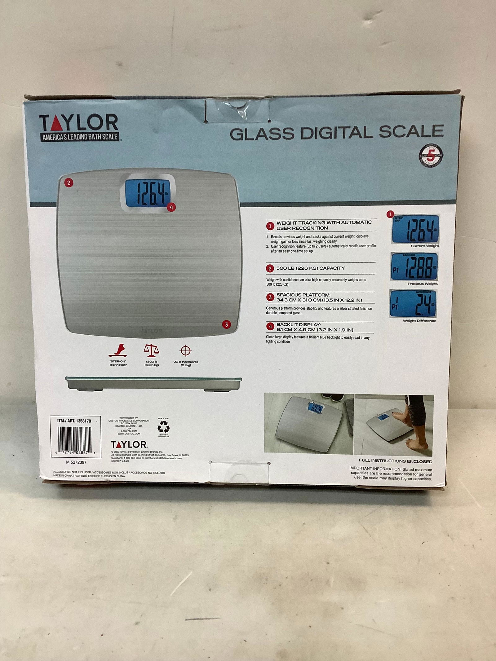 Taylor Glass Digital Scale (1 of 1)