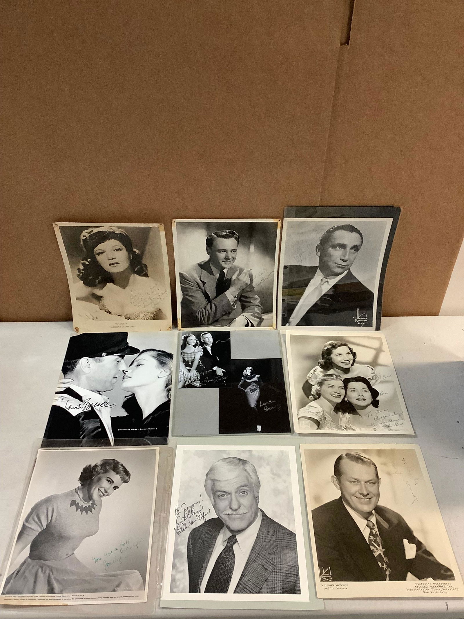Lot of signed actor headshots and pictures 8x10 (1 of 1)