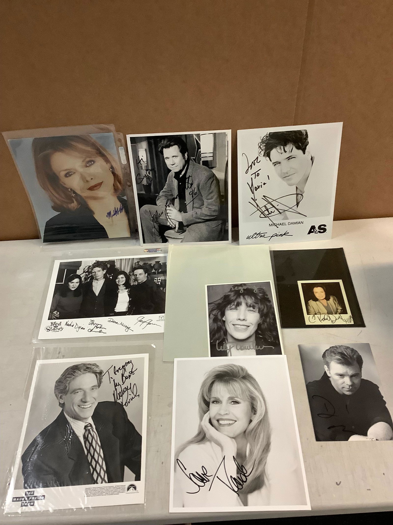 Lot of signed actor headshots and pictures 8x10 (1 of 1)