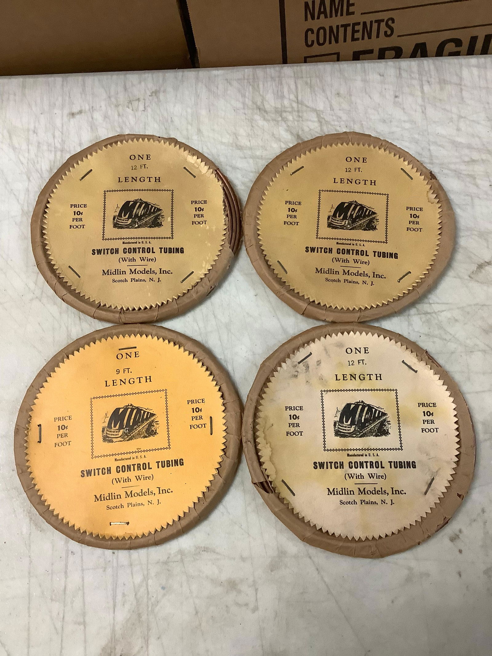 Lot of SWITCH CONTROL TUBING 9 & 12 feet long: Lot of SWITCH CONTROL TUBING 9 & 12 feet long