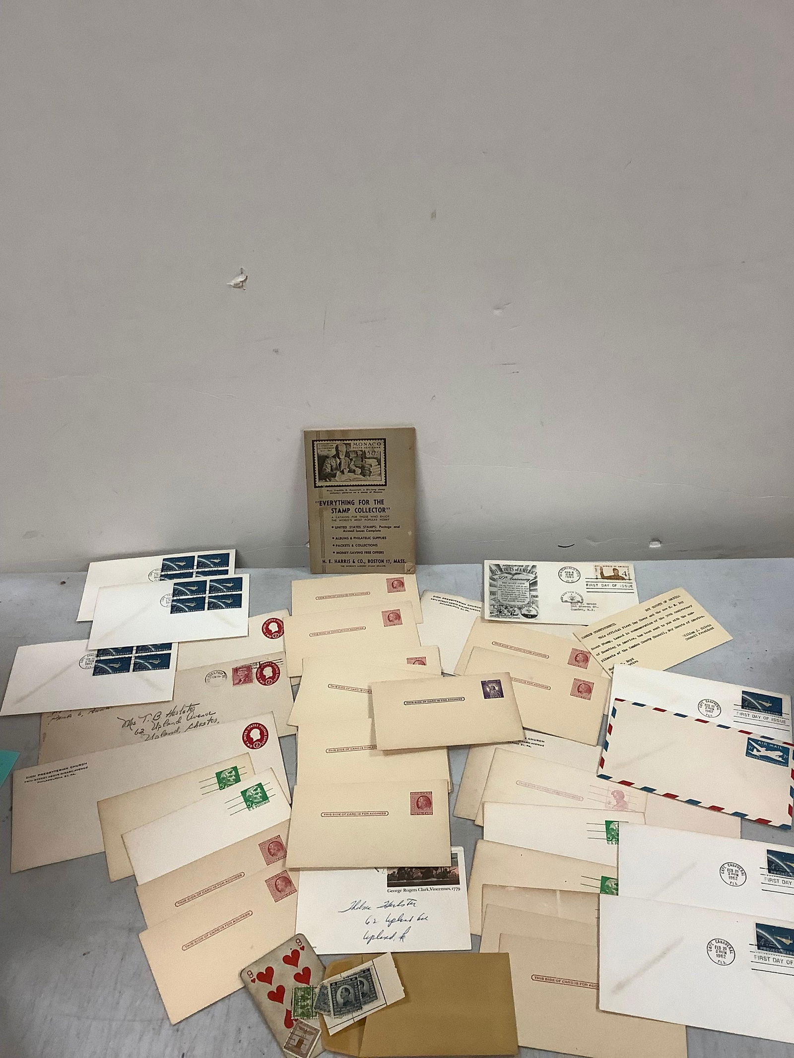 Lot of vintage stamp collector guide, 1st day of issue envelopes and more (1 of 1)