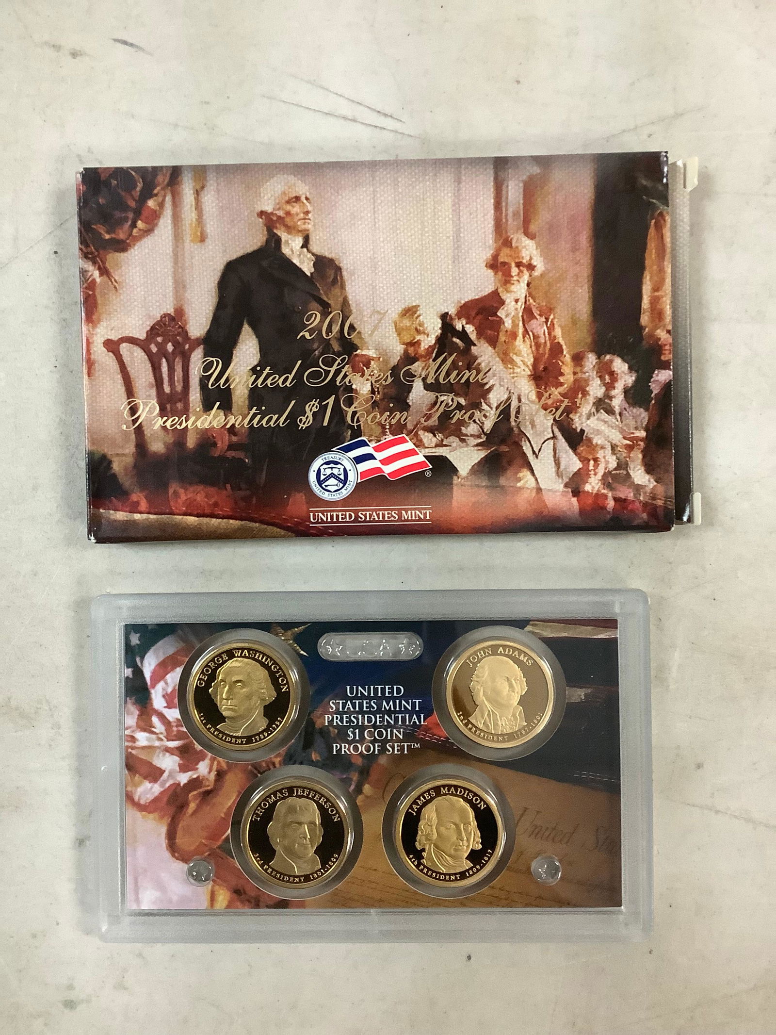 2007 United States Mint Prseidential $1 Coin Proof Set (1 of 1)