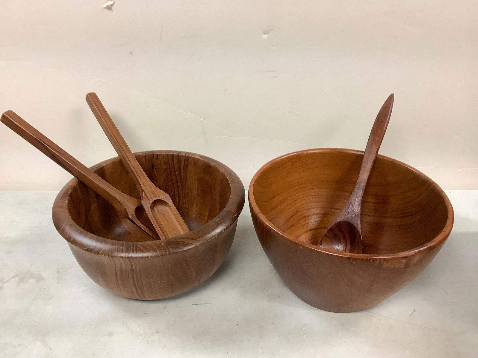 Lot of wooden kitchenware 5.5x10 biggest bowl (1 of 1)