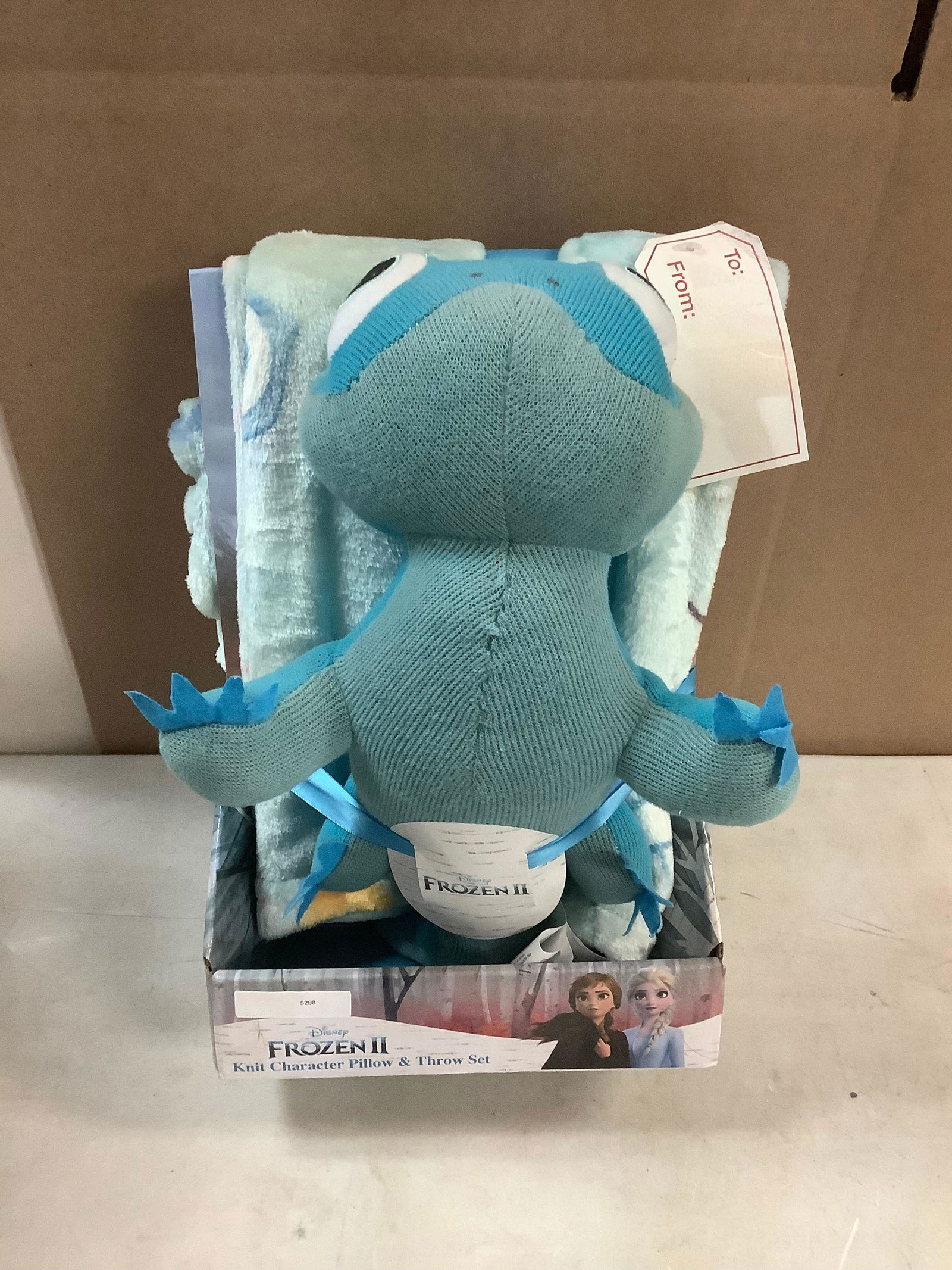 New Disney Frozen Knit Character Pillow & Throw Set (1 of 1)