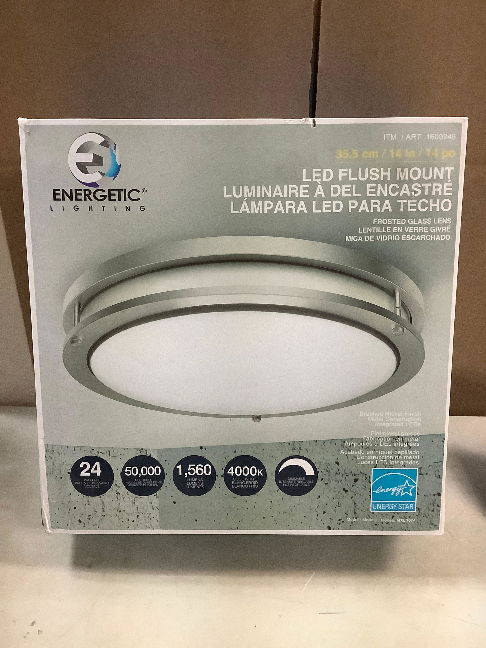 New Energetic Lighting LED Flush Mount 14" (1 of 1)