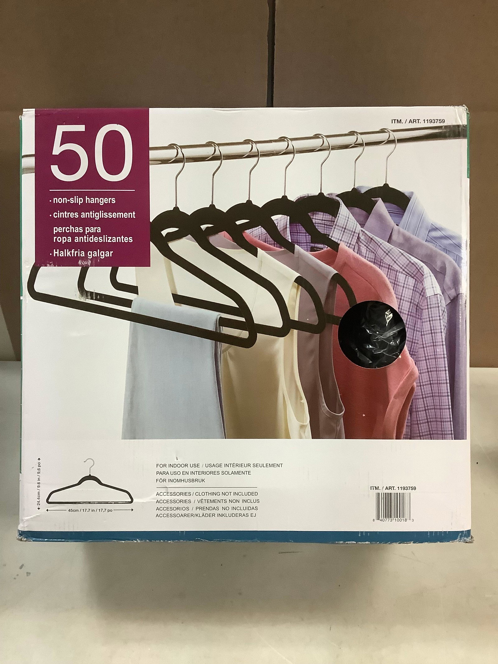 New 50 Non-Slip Hangers: New 50 Non-Slip Hangers