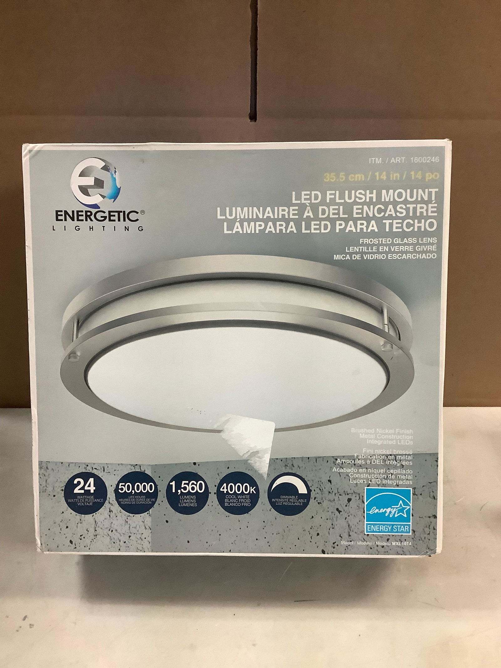 New Energetic Lighting LED Flush Mount 14" (1 of 1)