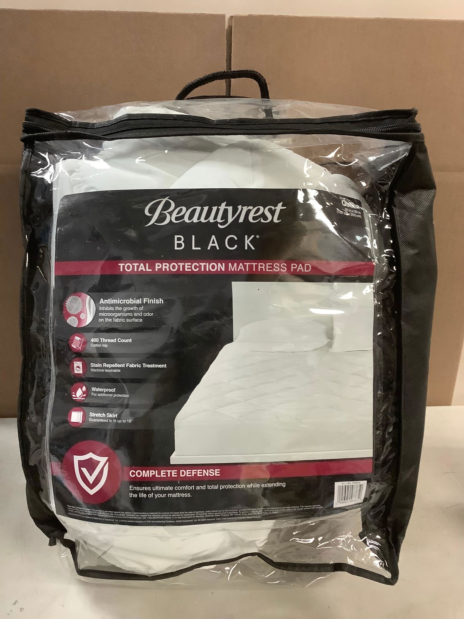 New Beautyrest Total Protection Mattress Pad (queen Size) Auction