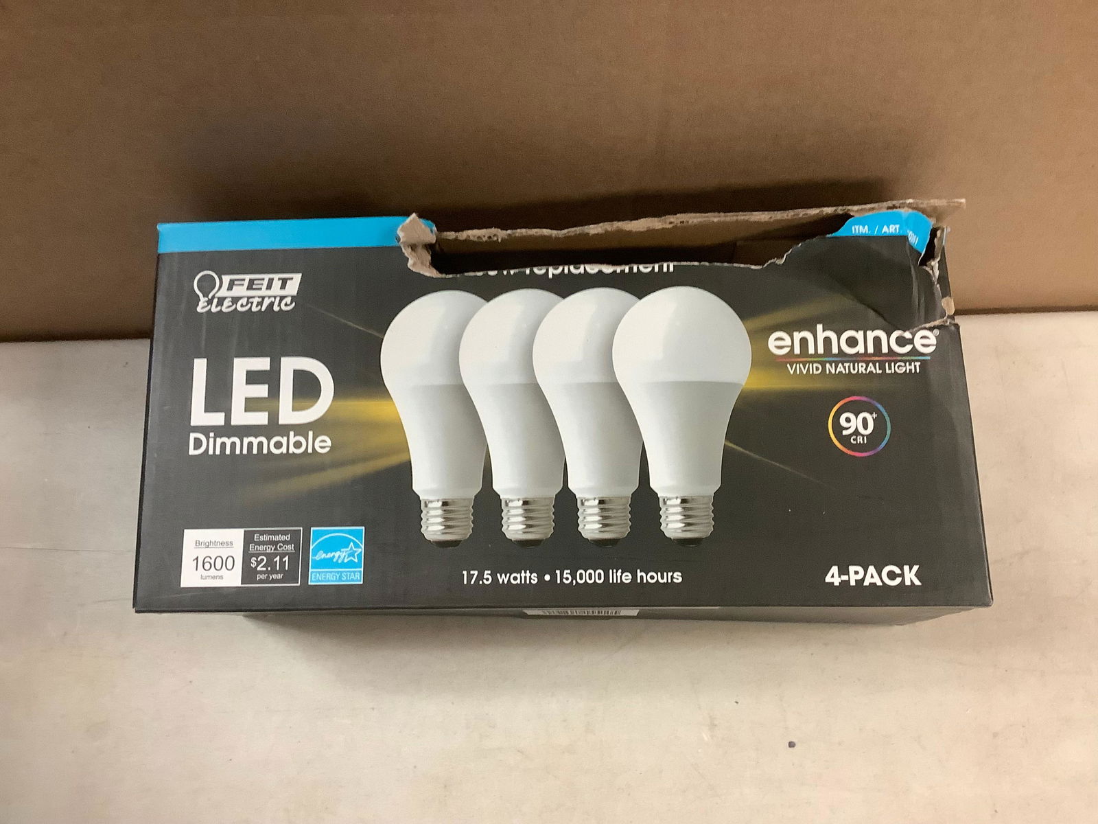 *NEW* FEIT LED DIMMABLE ENHANCED VIVID NATURAL LIGHT (1 of 1)