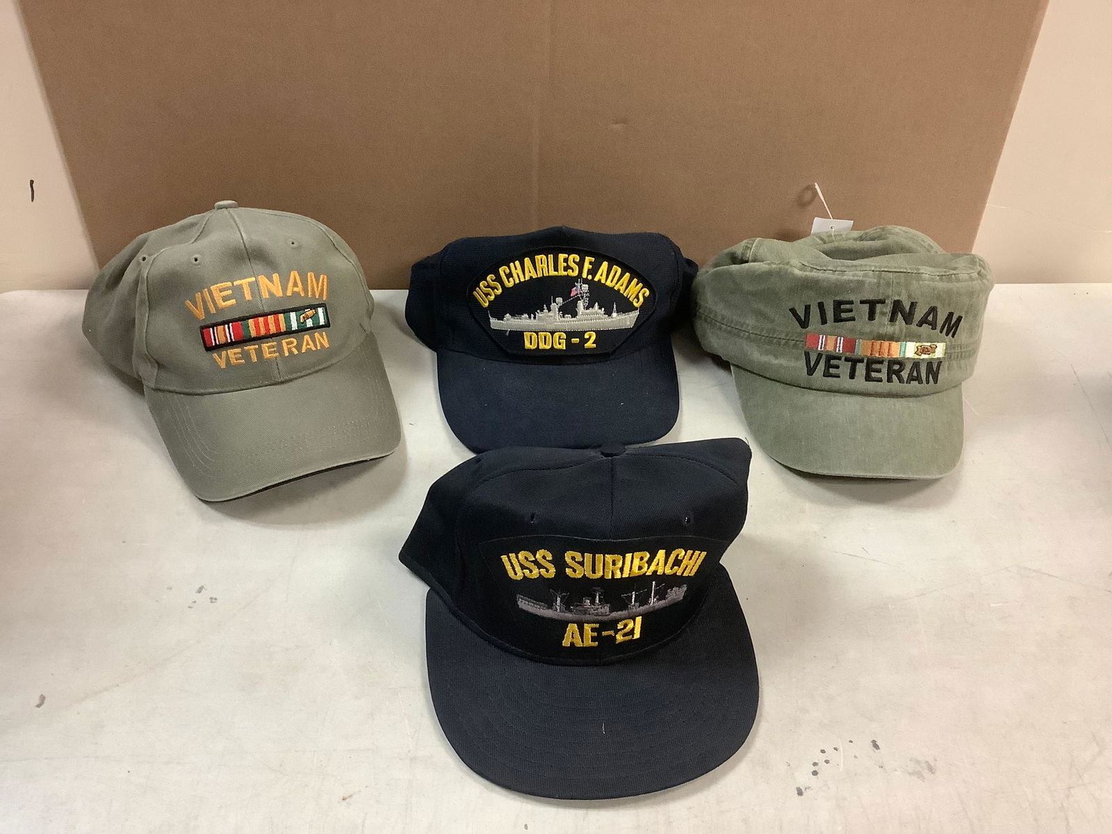 Lot of veterans caps (1 of 1)