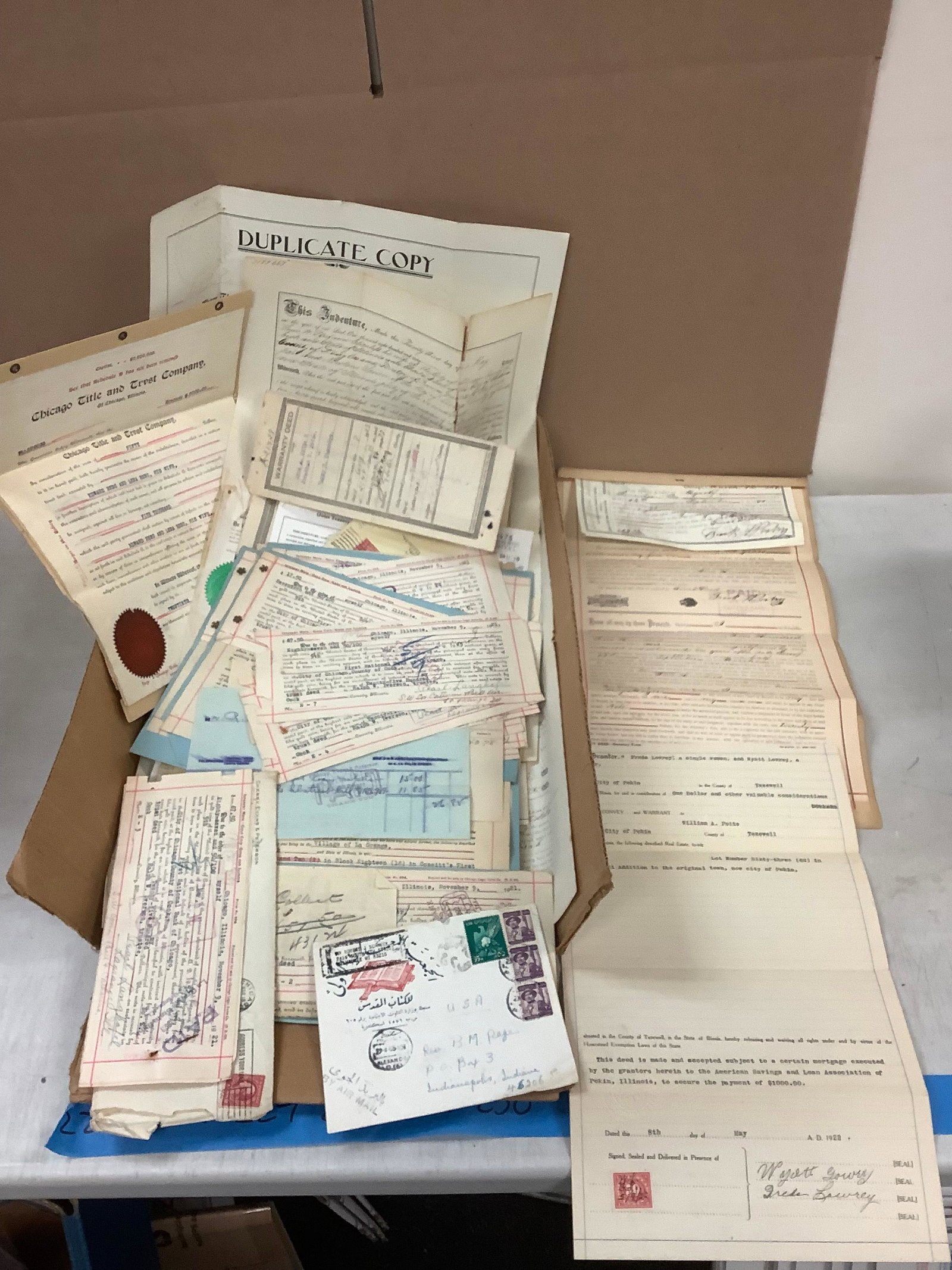 Box of 1800-1900 EPHEMERA: Box of 1800-1900 EPHEMERA