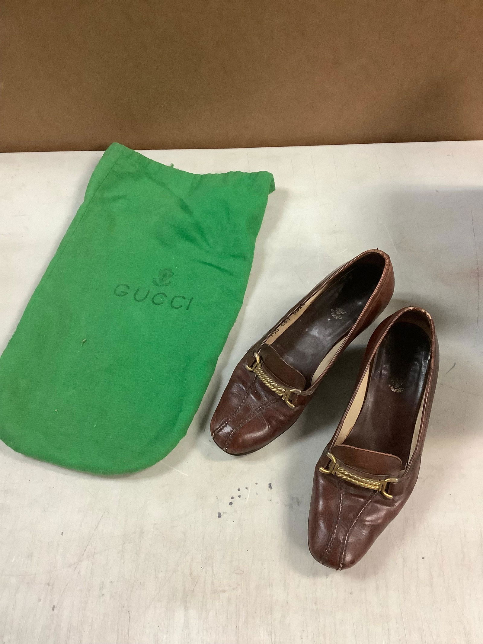 Gucci Italy brown shoes size 36 (1 of 1)