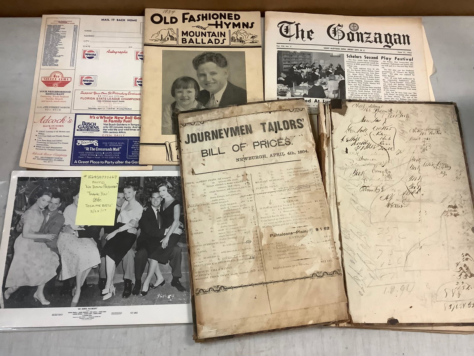 vintage newspapers, no down payment b&w phograph, and more: vintage newspapers, no down payment b&w phograph, and more