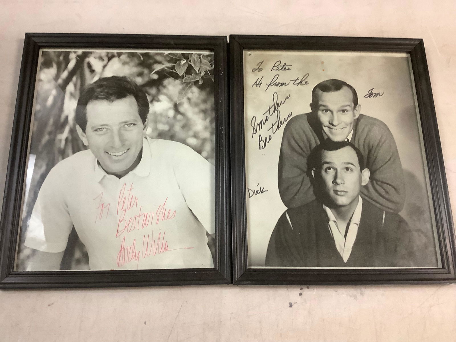 Lot of framed and signed celebrity photos (11 in x 9 in) (1 of 1)