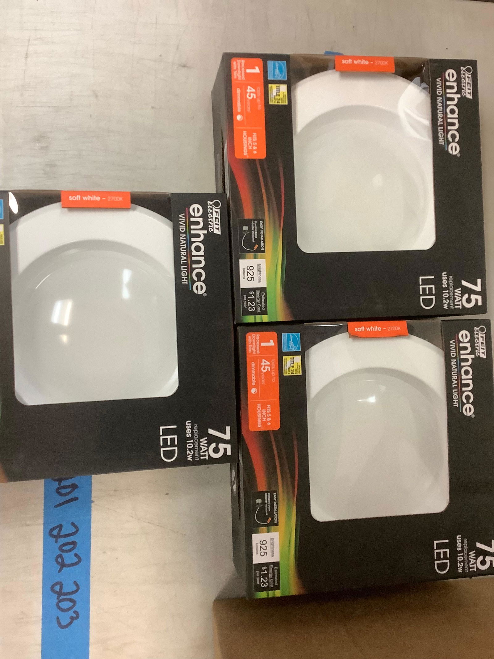 *NEW* ENHANCED VIVID NATURAL LIGHT 75 WATT 3 boxes (1 of 1)