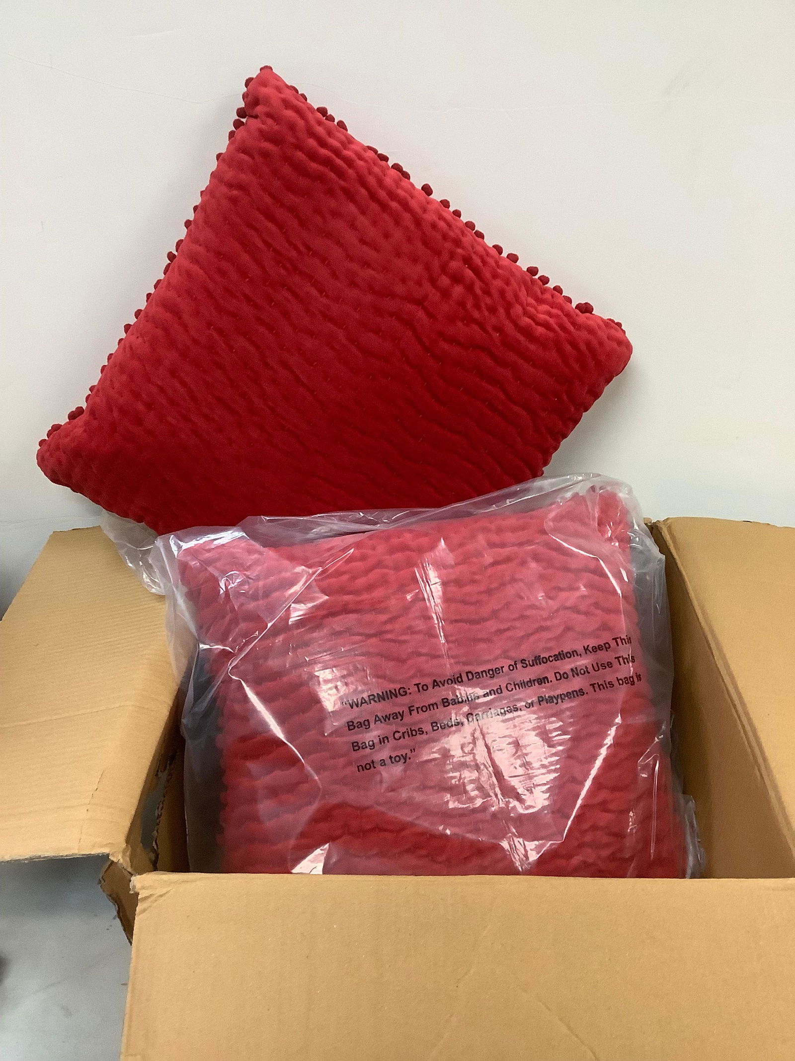 *NEW* RED throw pillow set (1 of 1)