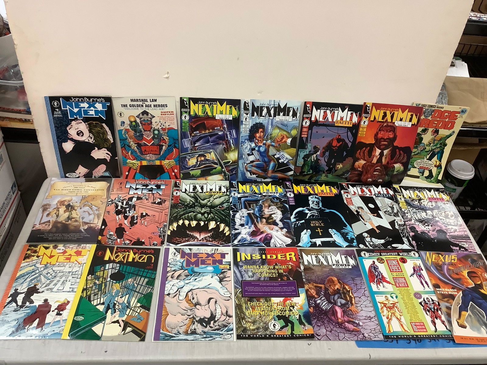 Lot of John Burne's Next Men Dark House Comic Books and More (1 of 1)