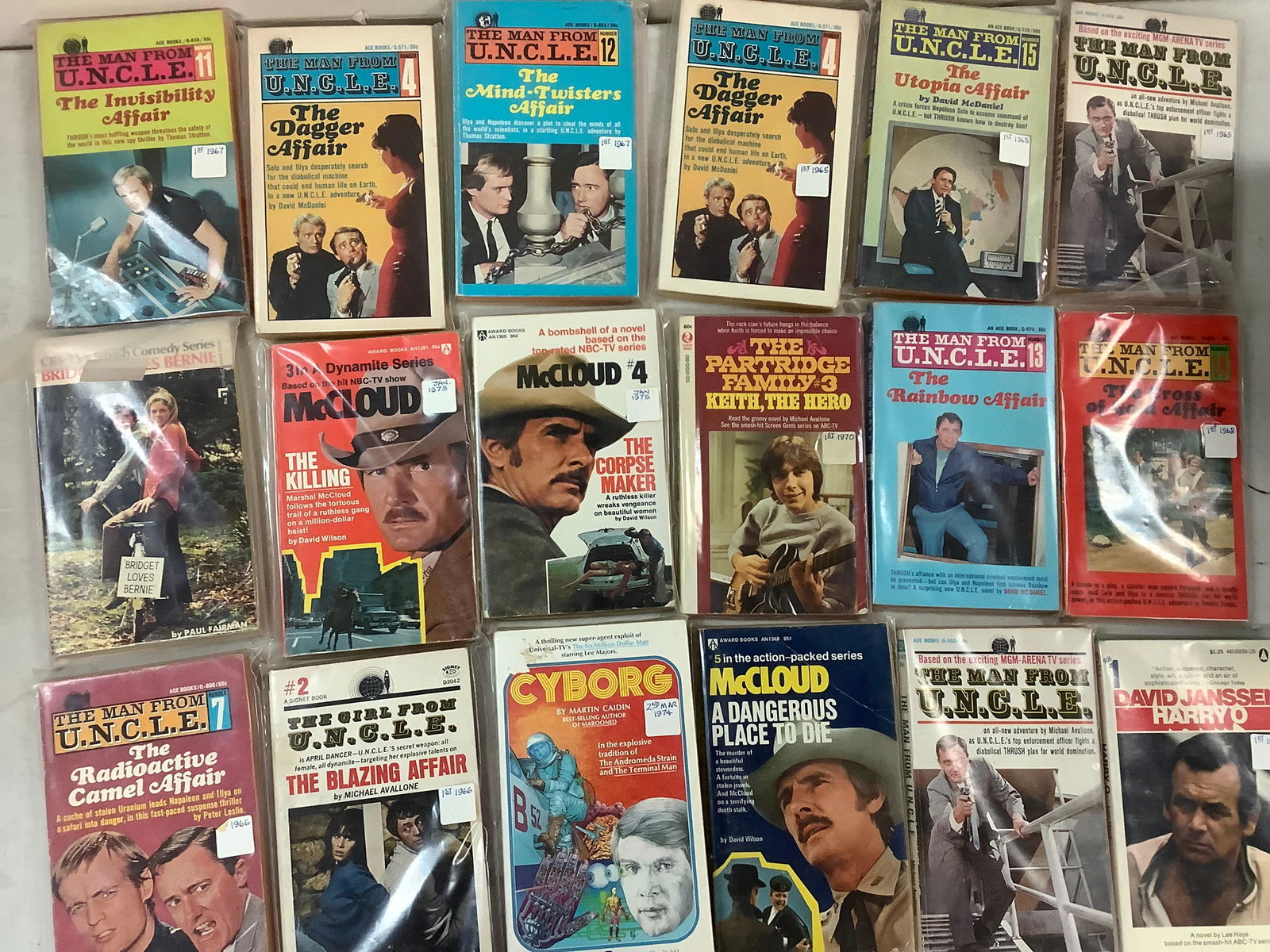 The man from U.N.C.L.E. book collection and more (1 of 1)