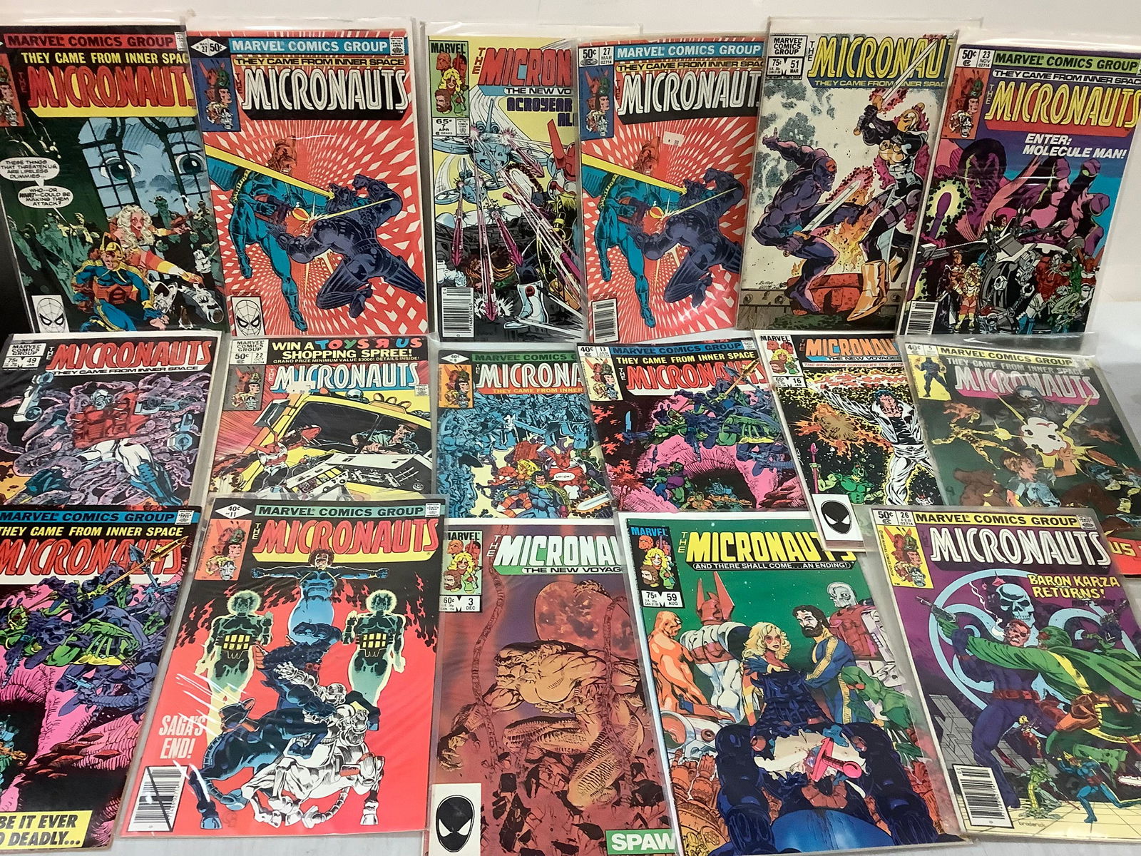 Micronauts Marvel comic books (1 of 1)