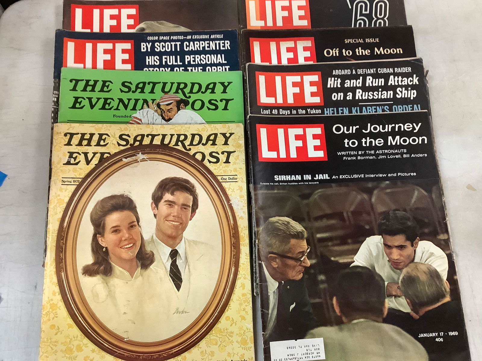 Lot of LIFE and the saturday evening post magazines (1 of 1)