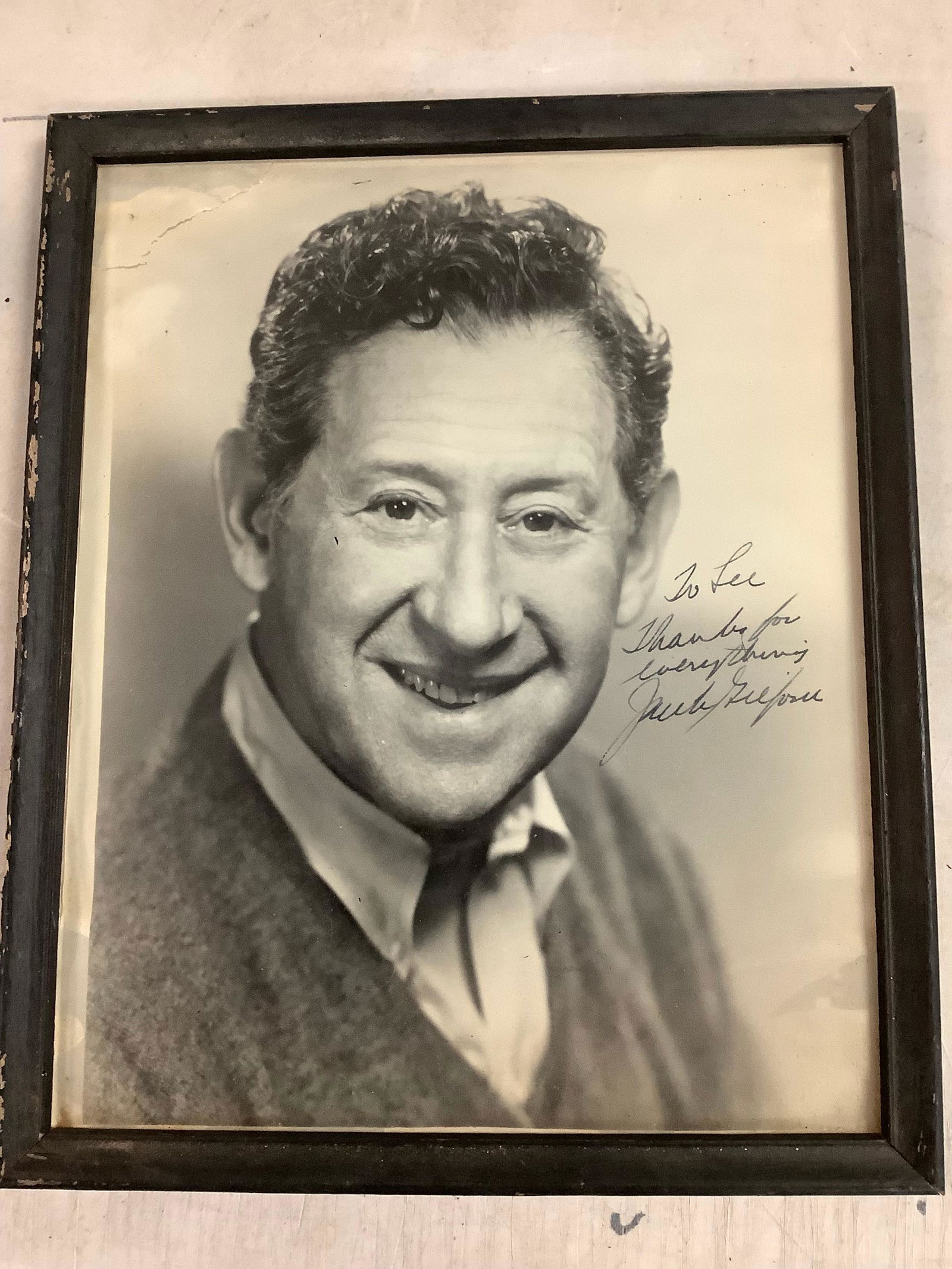 Vintage Signed Black and White Headshot 10.75'' x 8.75'': Vintage Signed Black and White Headshot 10.75'' x 8.75''