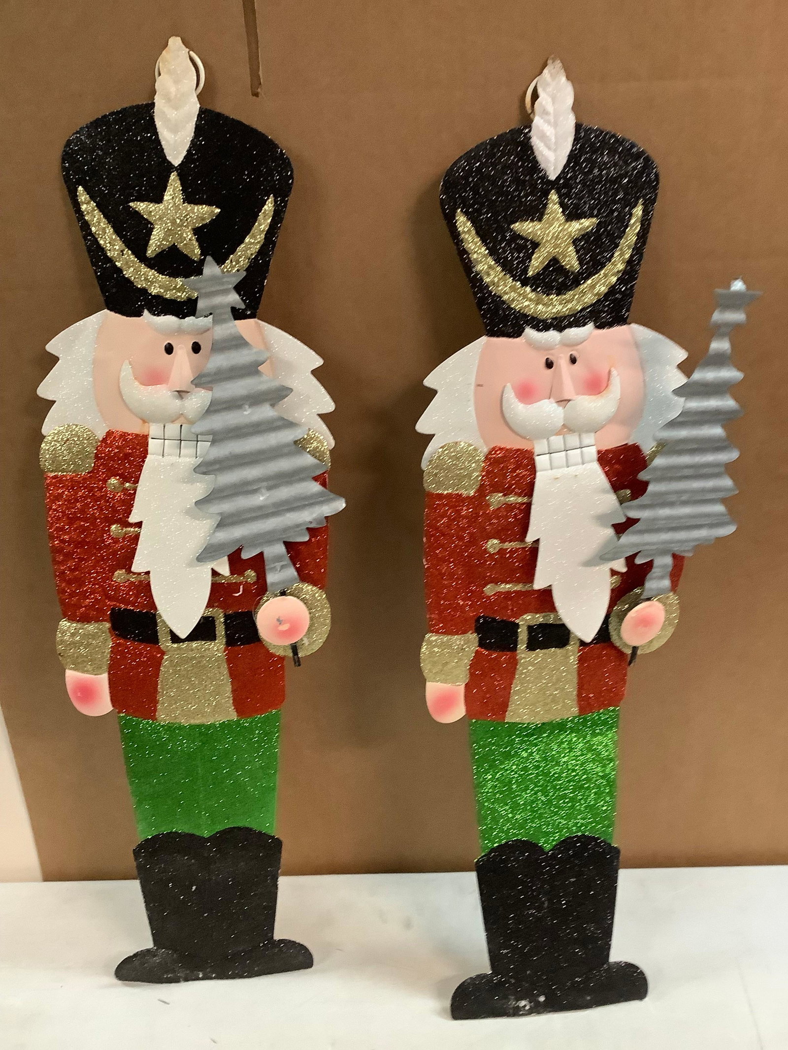 Lot of 2 Decorative Christmas Nutcrackers: Lot of 2 Decorative Christmas Nutcrackers
