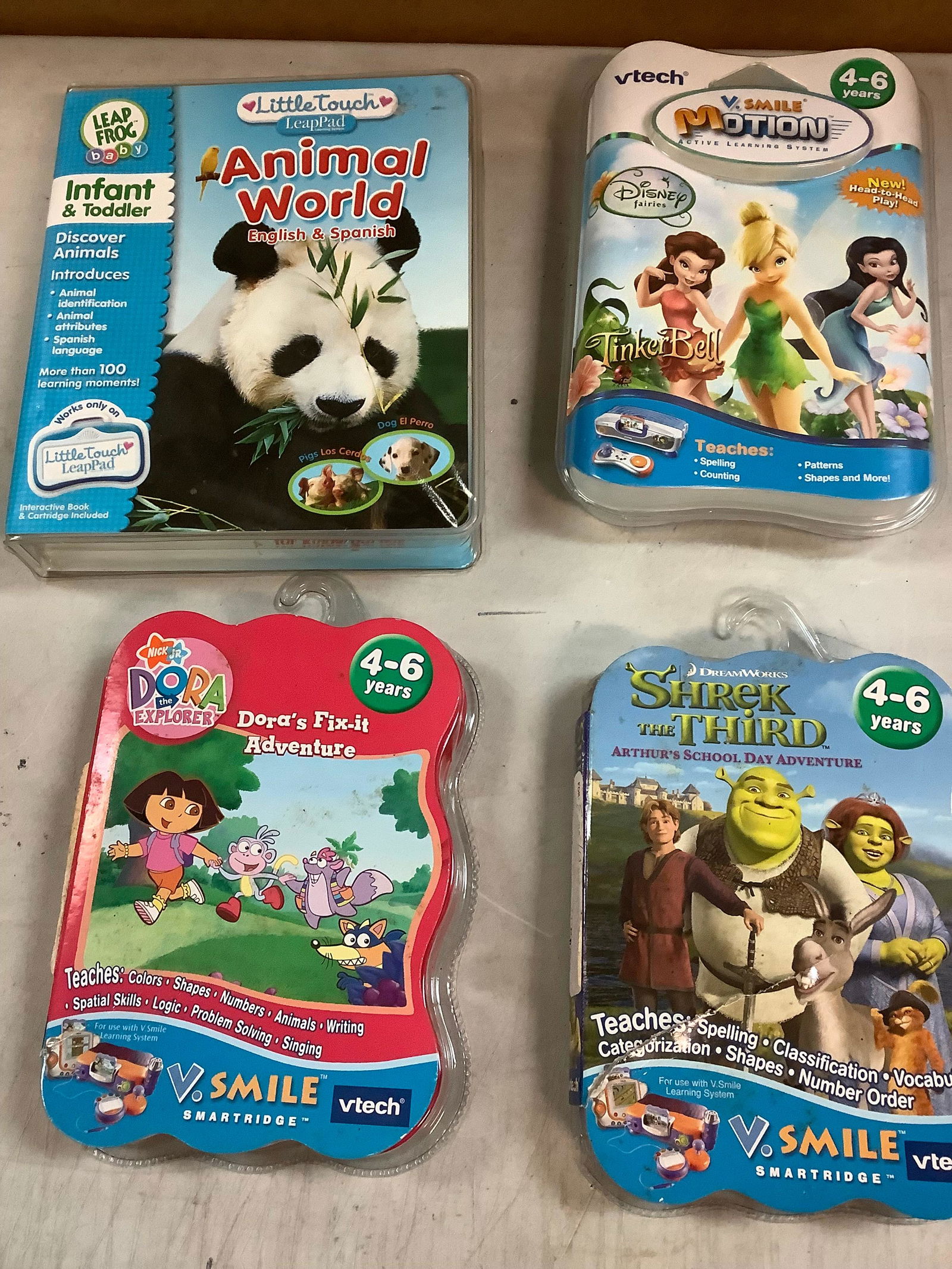 V-Tech V.Smile Games and Leap Frog Infant & Toddler English & Spanish Game (1 of 1)