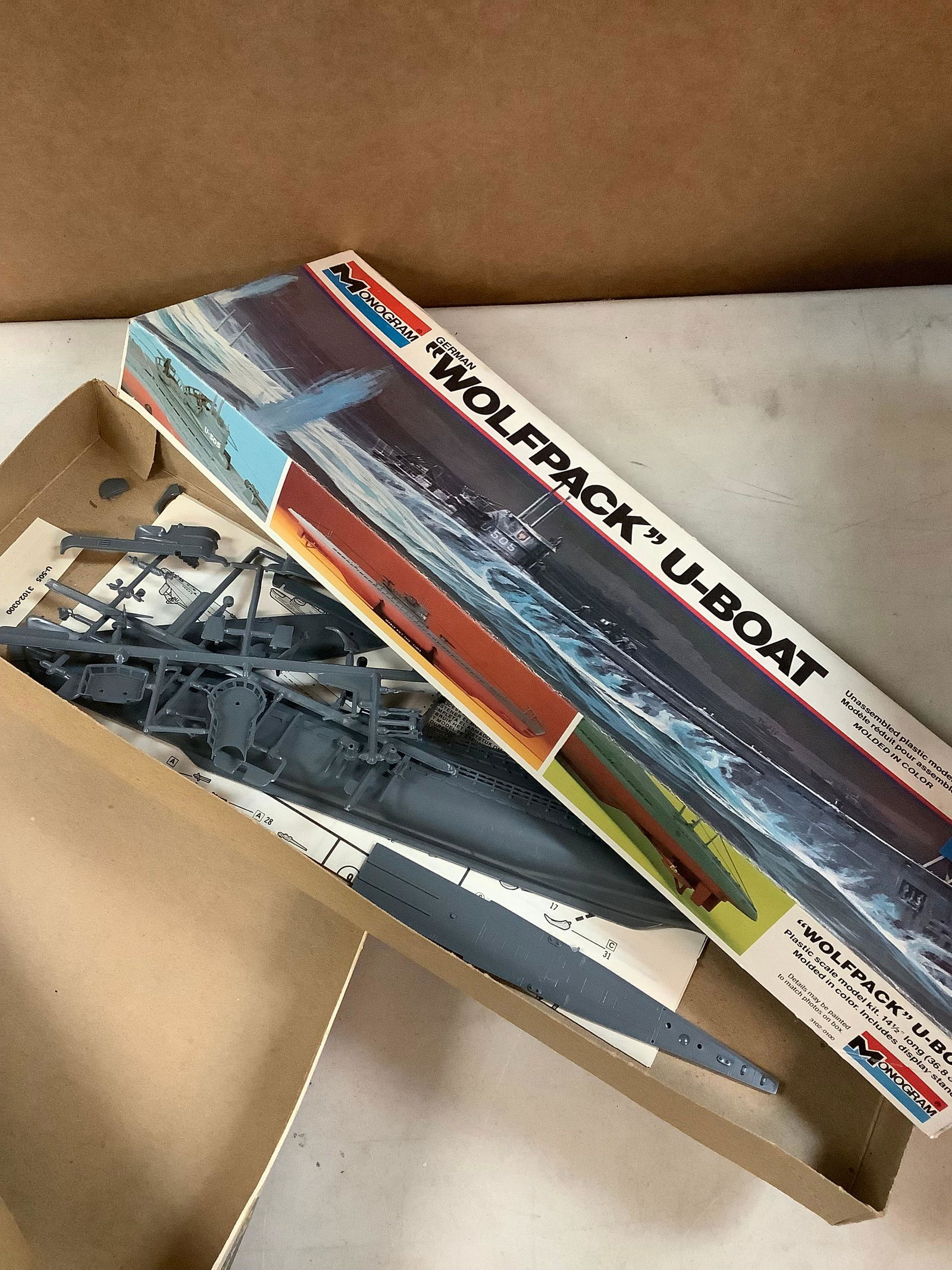 Vintage wolfpack U-boat monogram model (1 of 1)