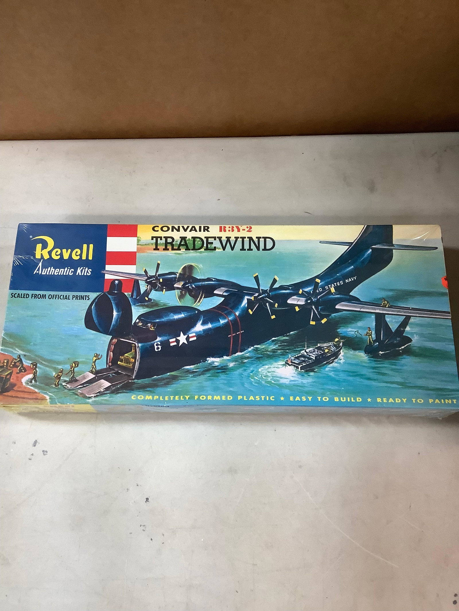 Vintage sealed revell convair R3Y-2 tradewind model: Vintage sealed revell convair R3Y-2 tradewind model