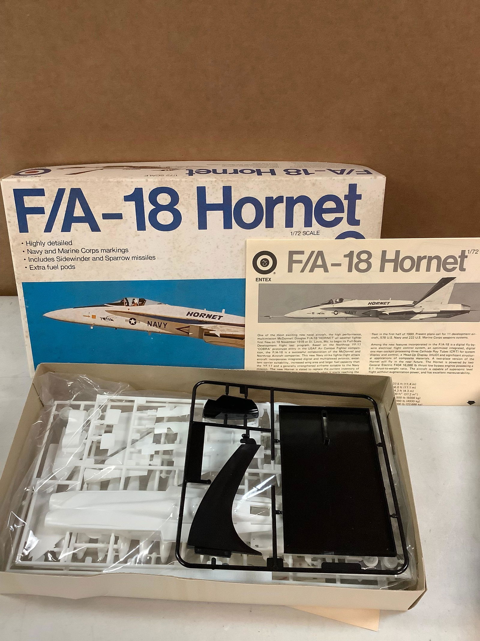 F/A-18 Hornet vintage plane model (1 of 1)