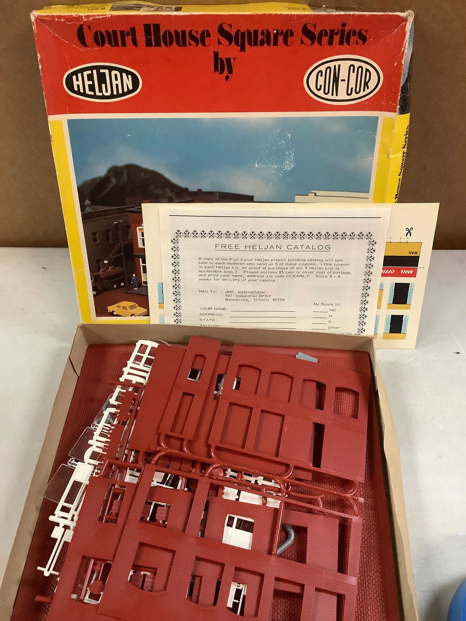 Vintage Heljan Court house square series model: Vintage Heljan Court house square series model