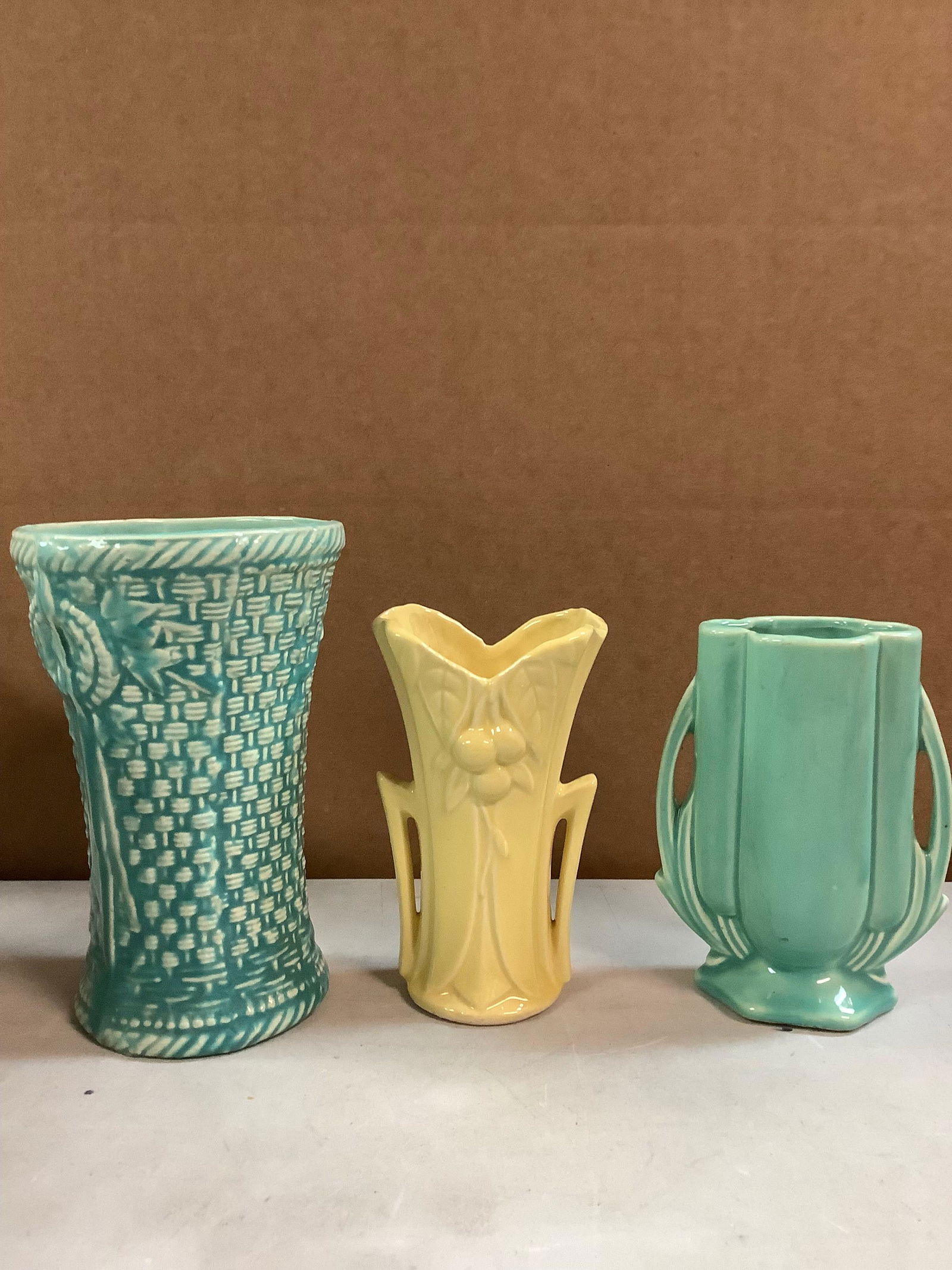 Lot of decorative vases 7in.tallest (1 of 1)
