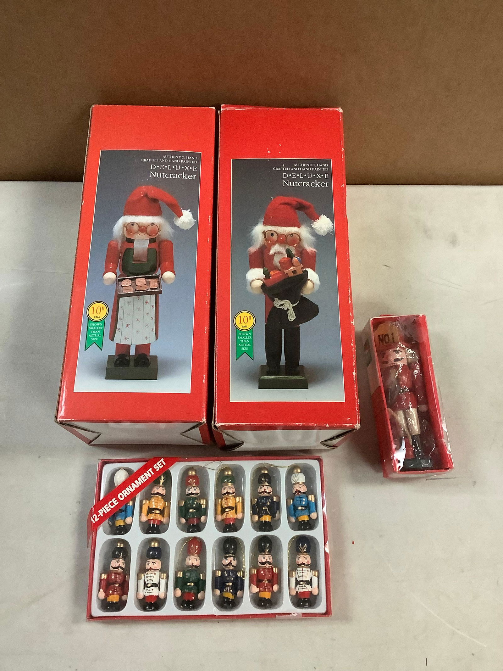 Lot of Santa's World Christmas Nutcrackers Big and Small: Lot of Santa's World Christmas Nutcrackers Big and Small
