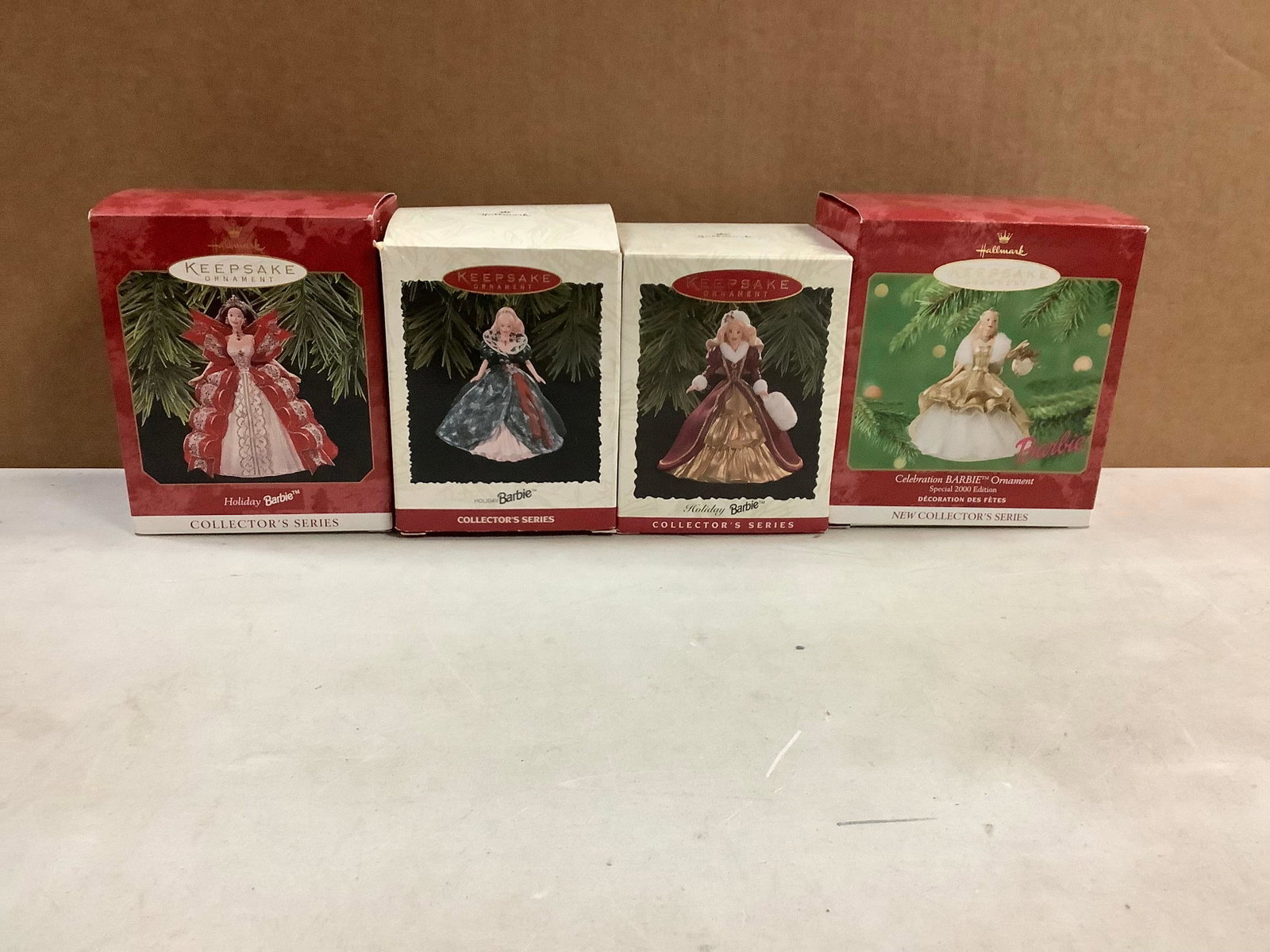Lot of HALLMARL Keepsake Barbie christmas ornaments: Lot of HALLMARL Keepsake Barbie christmas ornaments