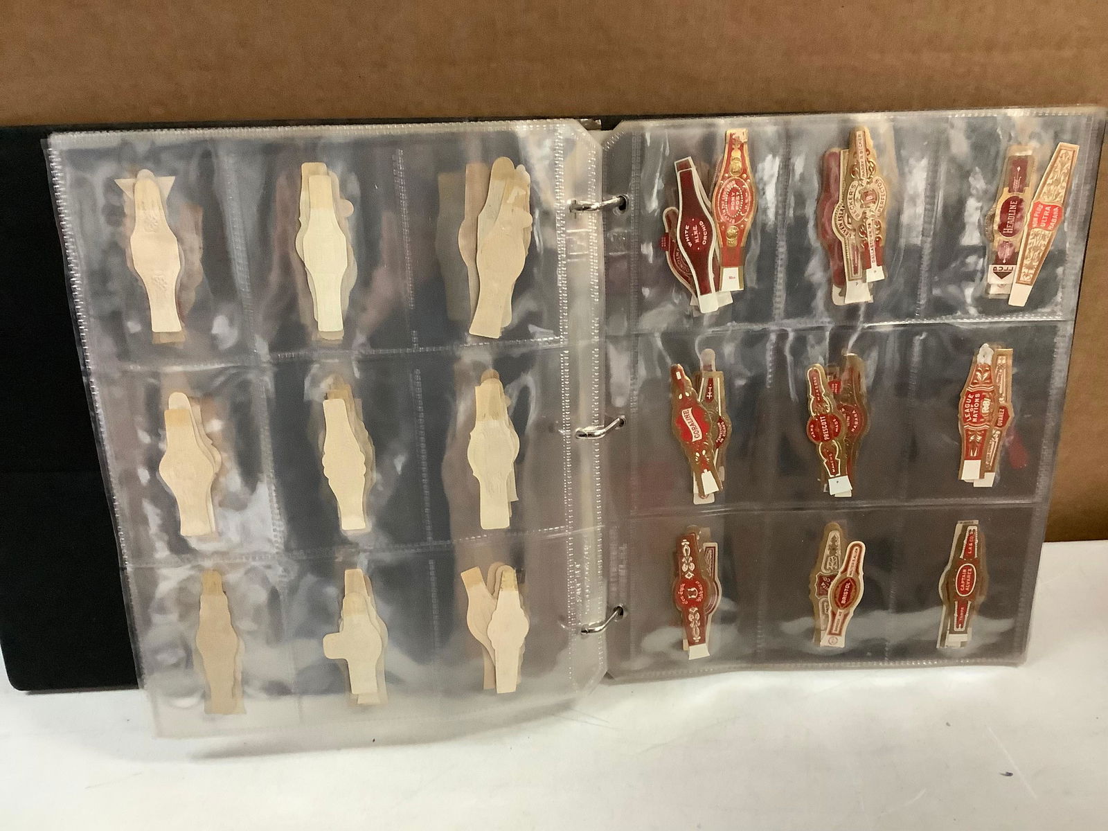 Vintage cigar wrapped band lot 208 various labels (1 of 1)